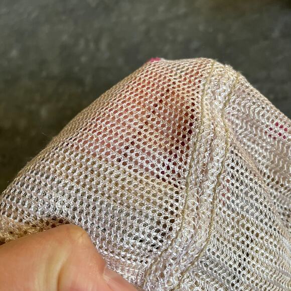 Vintage Carmel Sea California Pacific Coast Legacy Pink Snapback Mesh Hat Y2K - Picture 5 of 10